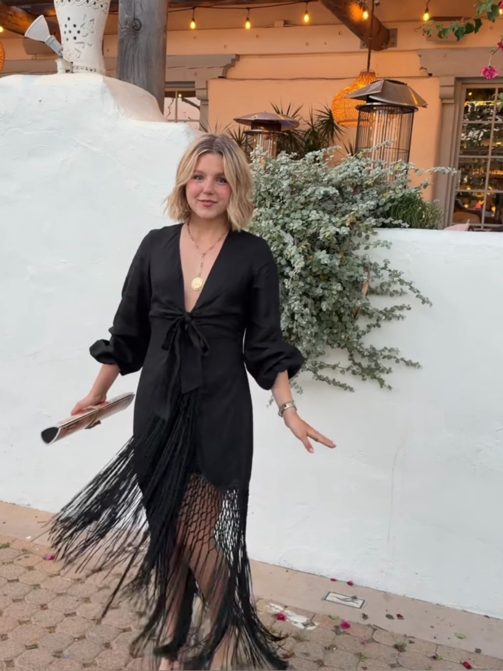 Zara | Fringed Linen Dress Limited Edition | Size S | NWT - Picture 3 of 14